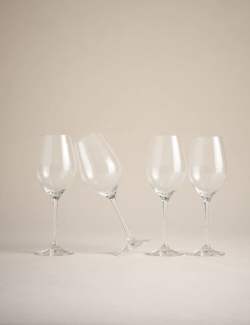 Set of 4 Maxim White Wine Glasses