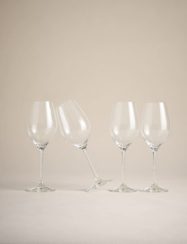 Set of 4 Maxim White Wine Glasses