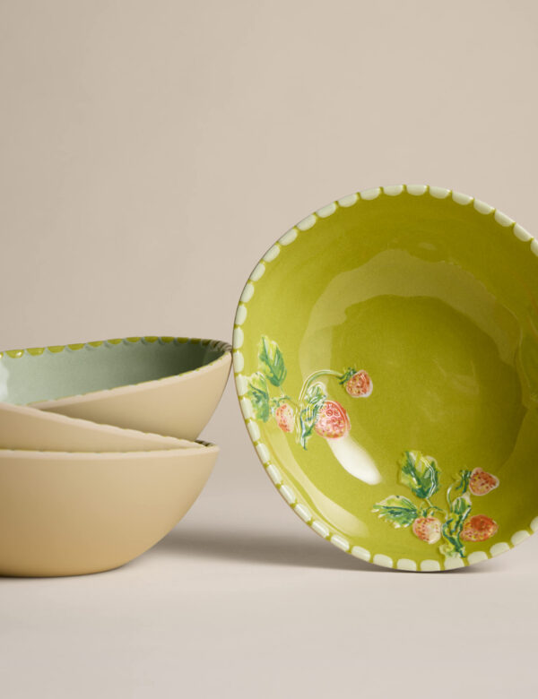 Set of 4 Picnic Cereal Bowls