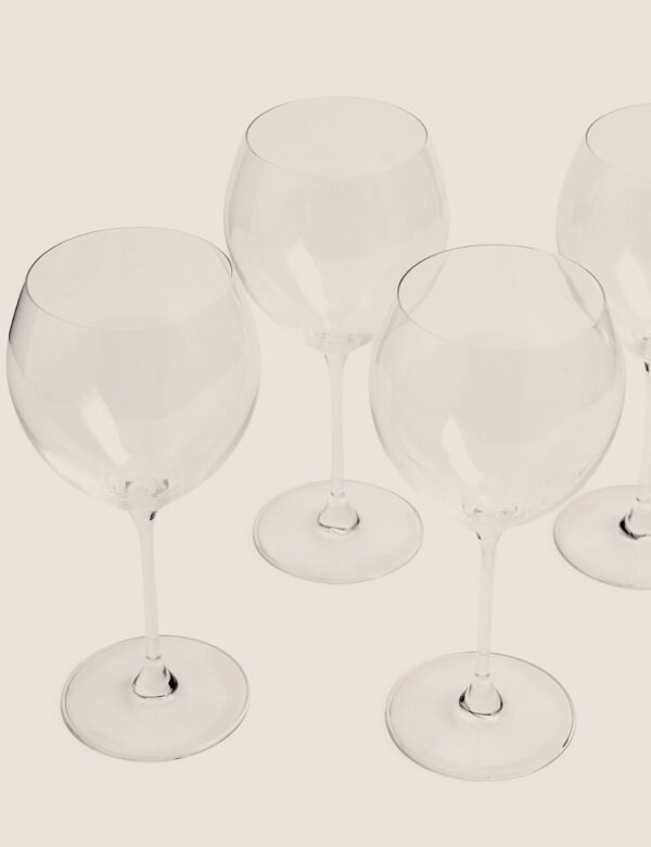Set of 4 Red Wine Glasses