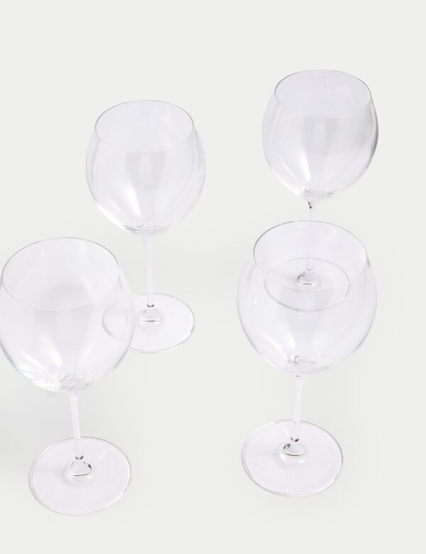 Set of 4 Rich White Wine Glasses