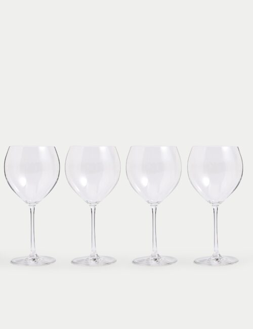 Set of 4 Rich White Wine Glasses