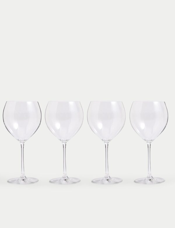 Set of 4 Rich White Wine Glasses