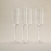 Set of 4 Straight Sided Champagne Flutes