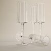 Set of 4 Straight Sided Champagne Flutes