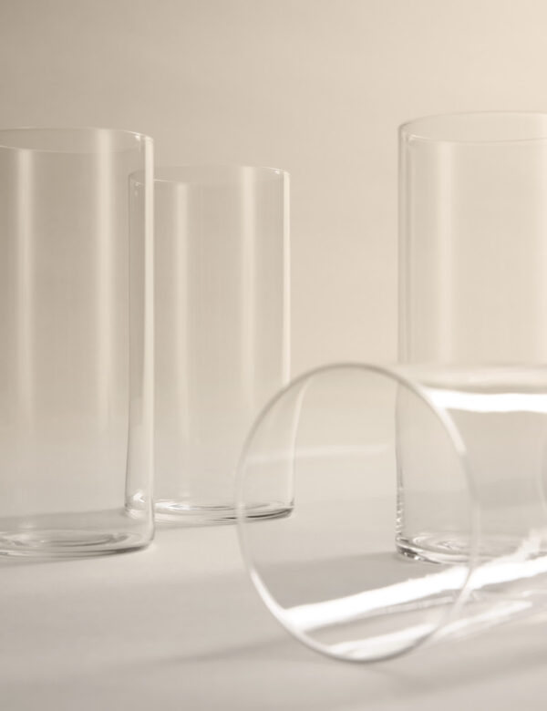 Set of 4 Straight Sided Hi Ball Glasses