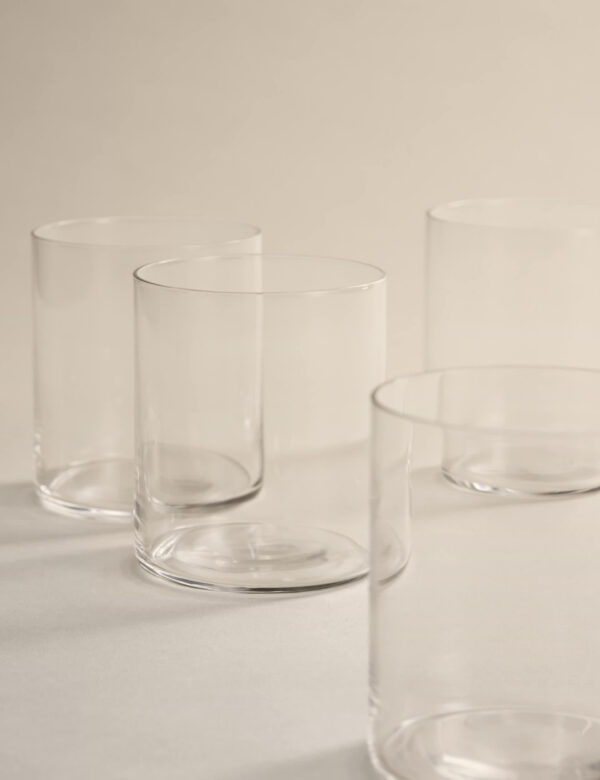 Set of 4 Straight Sided Tumblers