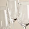 Set of 4 Textured Wine Glasses
