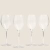 Set of 4 White Wine Glasses