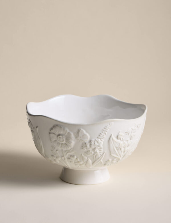 Spring Meadow Footed Serving Bowl