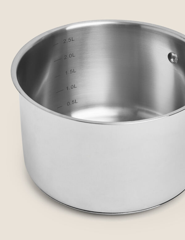 Stainless Steel 18cm Medium Saucepan