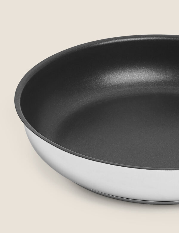 Stainless Steel 24cm Medium Frying Pan