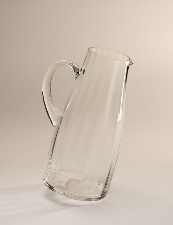 Tall Glass Jug