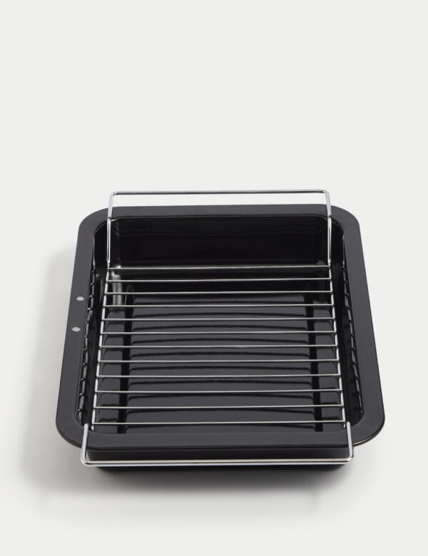 Vitreous Enamel 35cm Roast & Rack