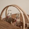 Wicker Picnic Hamper with Wine Holder